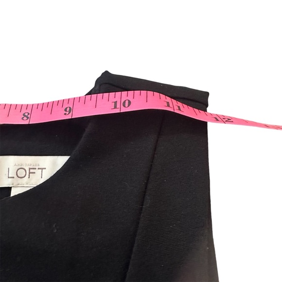Ann Taylor LOFT Black Short A line Dress in Women’s 6 petite - Picture 10 of 13